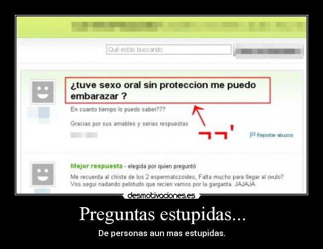 carteles preguntas estupidas desmotivaciones