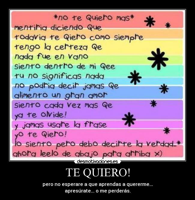TE QUIERO! -