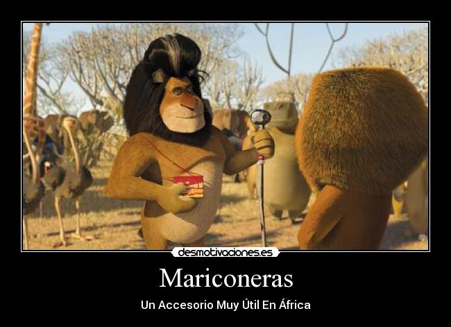 Mariconeras - Un Accesorio Muy Útil En África