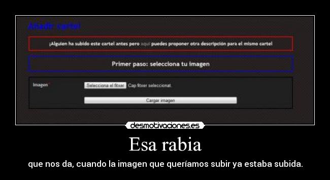 Esa rabia -
