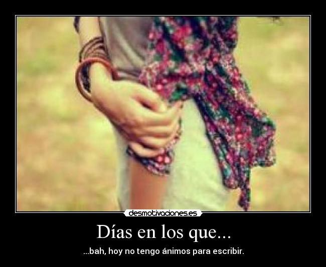 Días en los que... - 