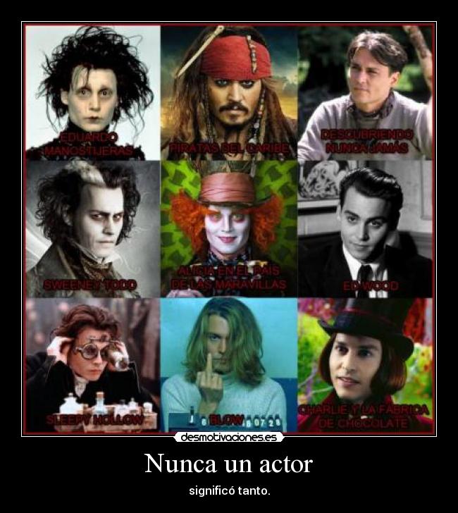 carteles johnny depp desmotivaciones