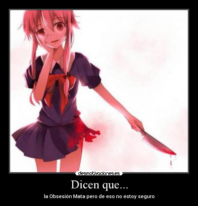 carteles que poner etiqueta wiiiiiiiiiiiii mirai nikki desmotivaciones