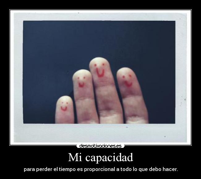 Mi capacidad - 
