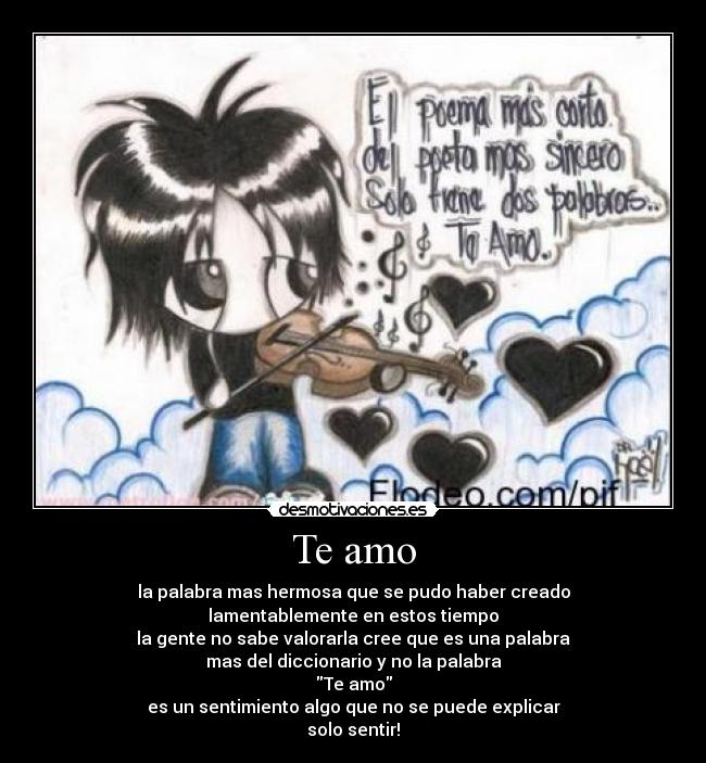 Te amo -