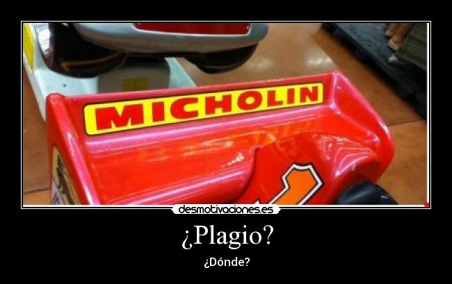 ¿Plagio? - ¿Dónde?