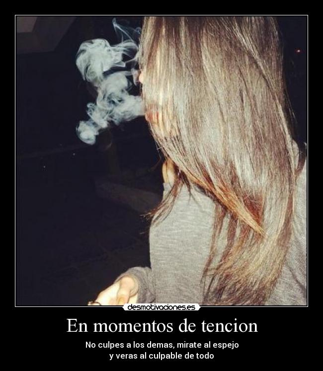 En momentos de tencion -