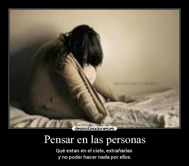 Pensar en las personas -