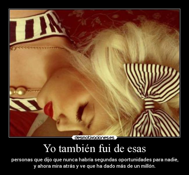 Yo también fui de esas - 