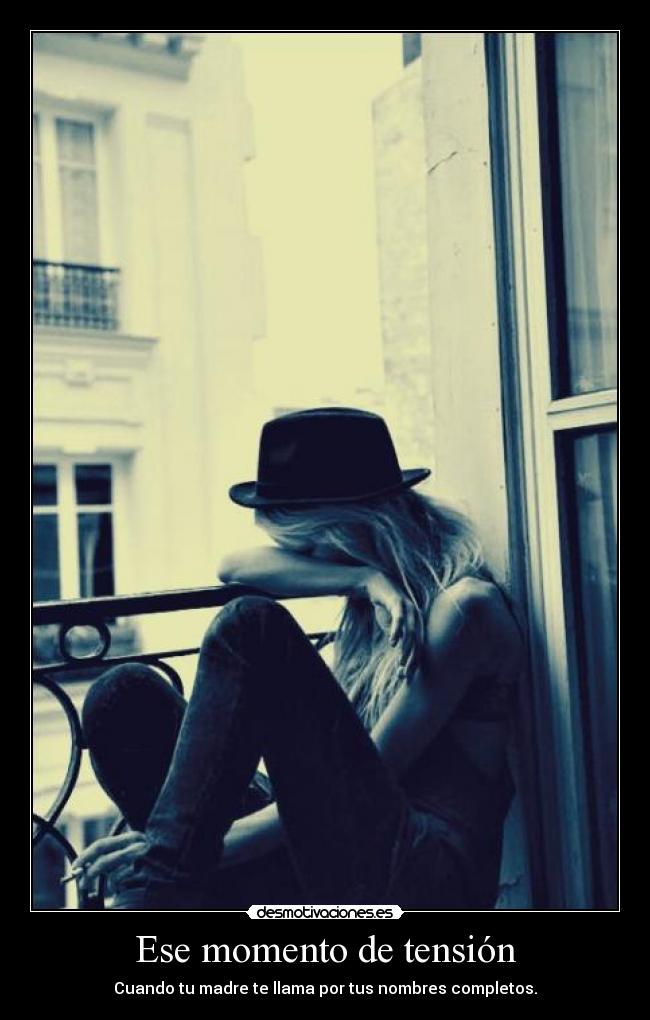 Ese momento de tensión -