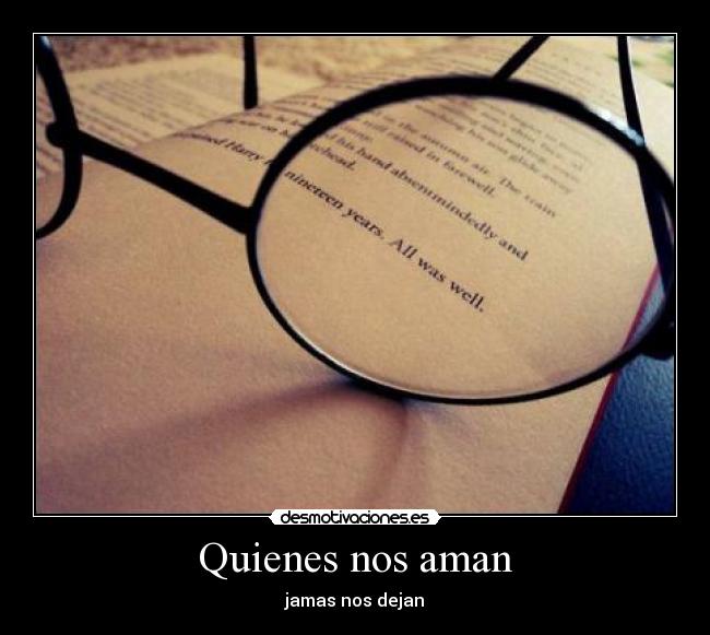 Quienes nos aman -