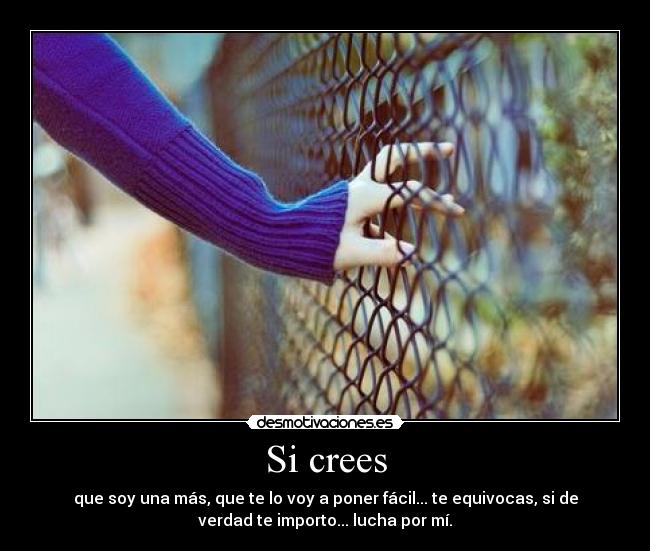 Si crees -