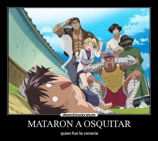 carteles anime manga kenichi mataron osquitar desmotivaciones