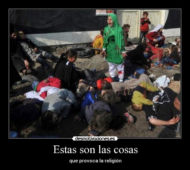 Estas son las cosas -