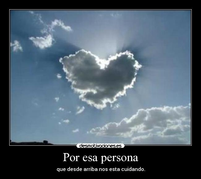 Por esa persona -