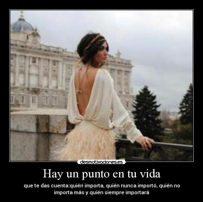 Hay un punto en tu vida - 