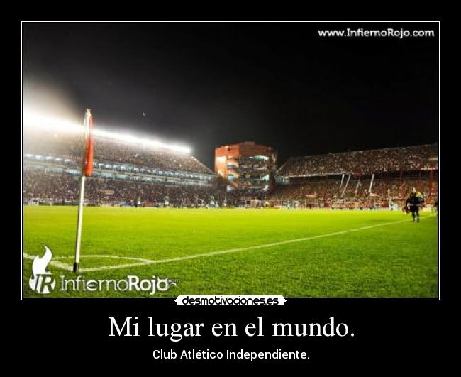 Mi lugar en el mundo. -