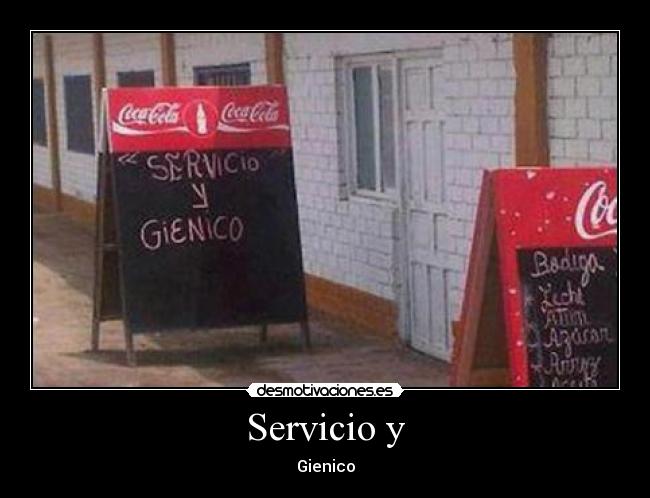 Servicio y -