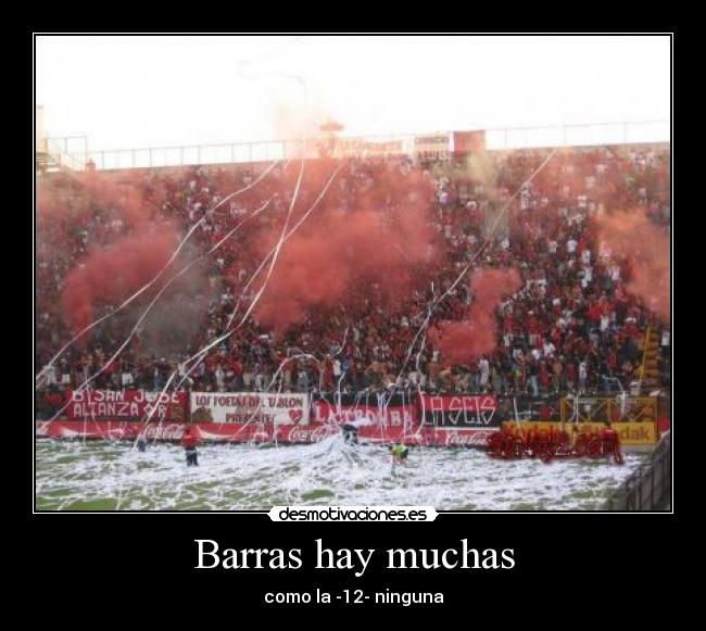 Barras hay muchas - como la -12- ninguna