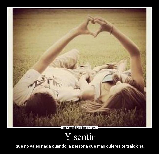 Y sentir - 