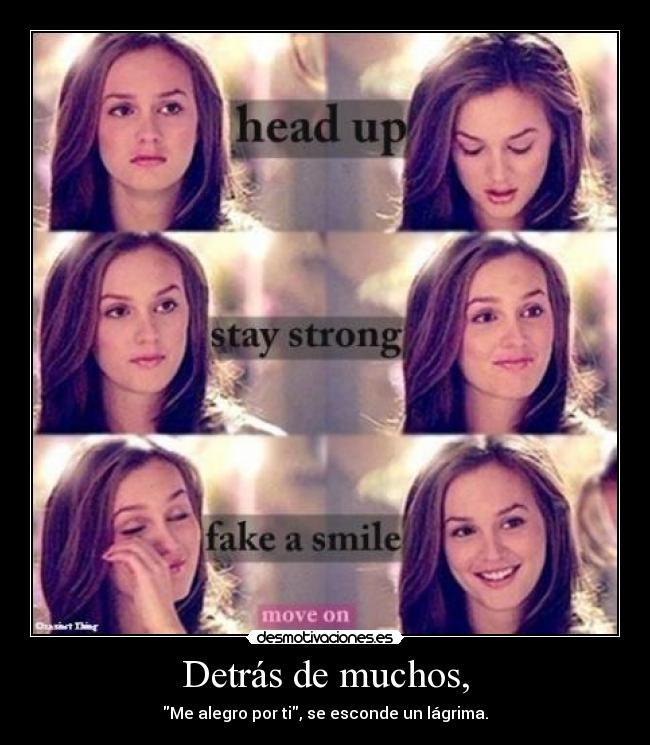 Detrás de muchos, - 