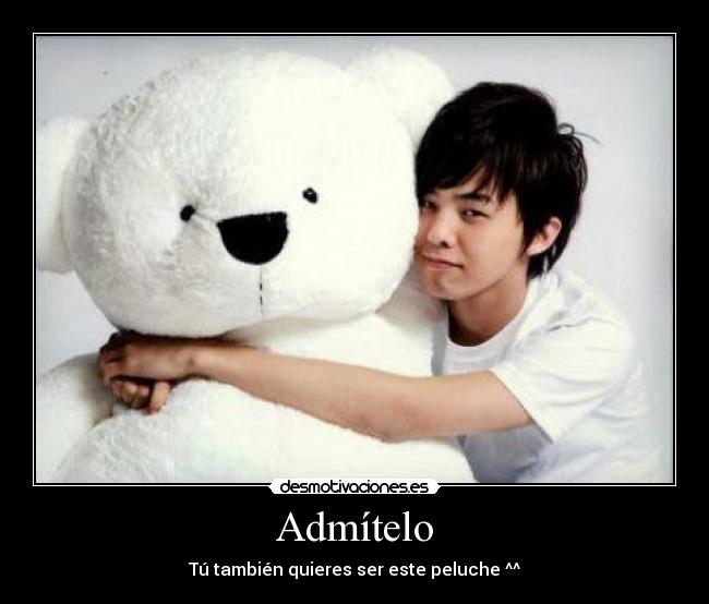 Admítelo - Tú también quieres ser este peluche ^^