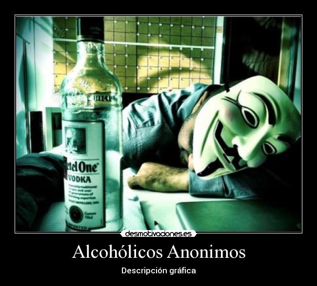 Alcohólicos Anonimos - Descripción gráfica