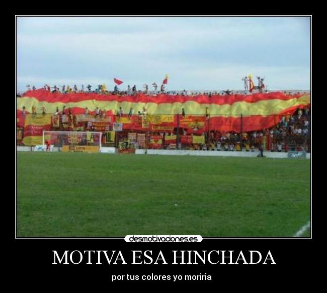 MOTIVA ESA HINCHADA -