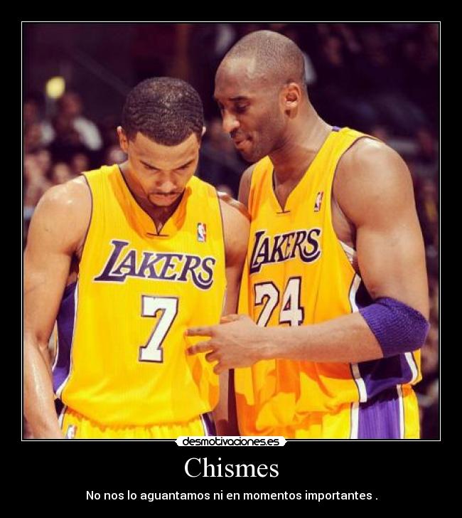 Chismes - No nos lo aguantamos ni en momentos importantes .