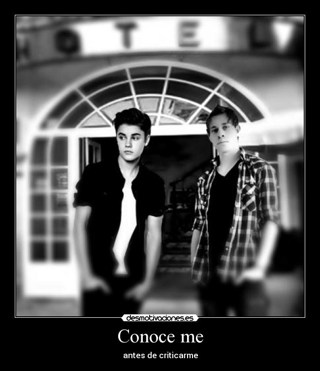 Conoce me - antes de criticarme