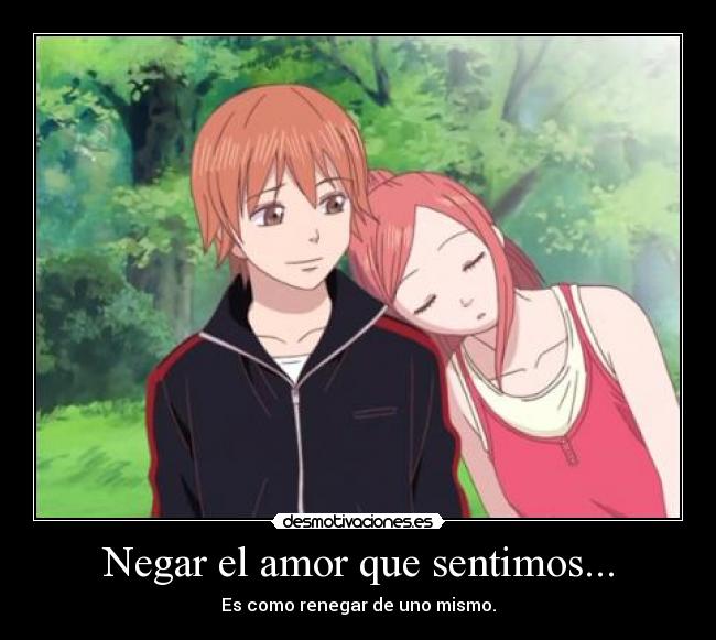 Negar el amor que sentimos... - 