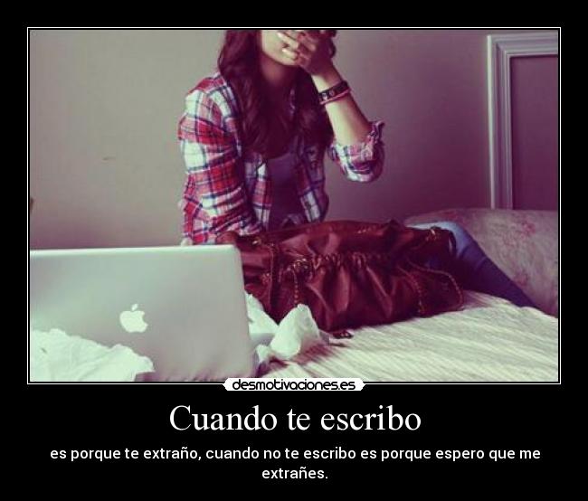 Cuando te escribo - 
