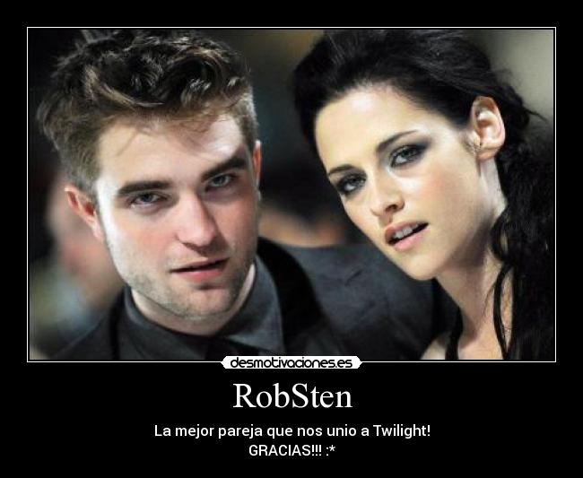 RobSten - La mejor pareja que nos unio a Twilight!
GRACIAS!!! :*