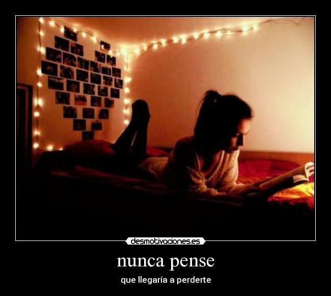 nunca pense - 
