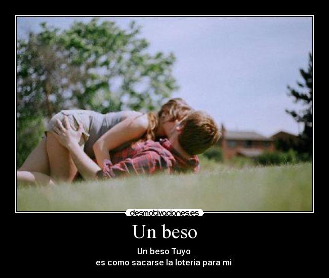 Un beso -