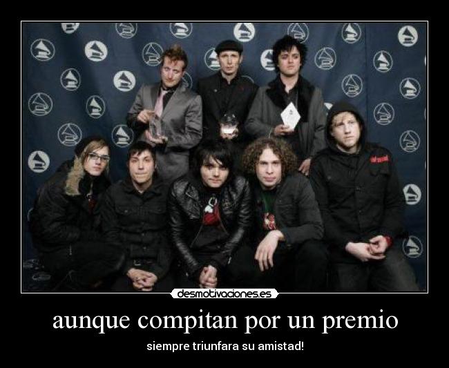 aunque compitan por un premio - 
