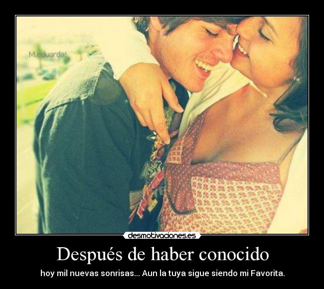 Después de haber conocido - 