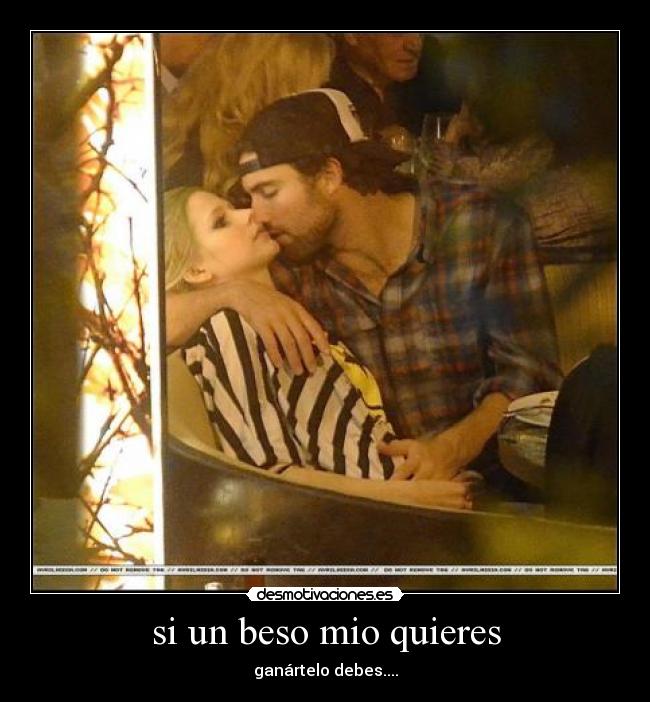si un beso mio quieres - 