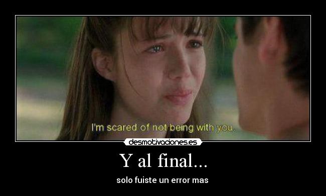 Y al final... -