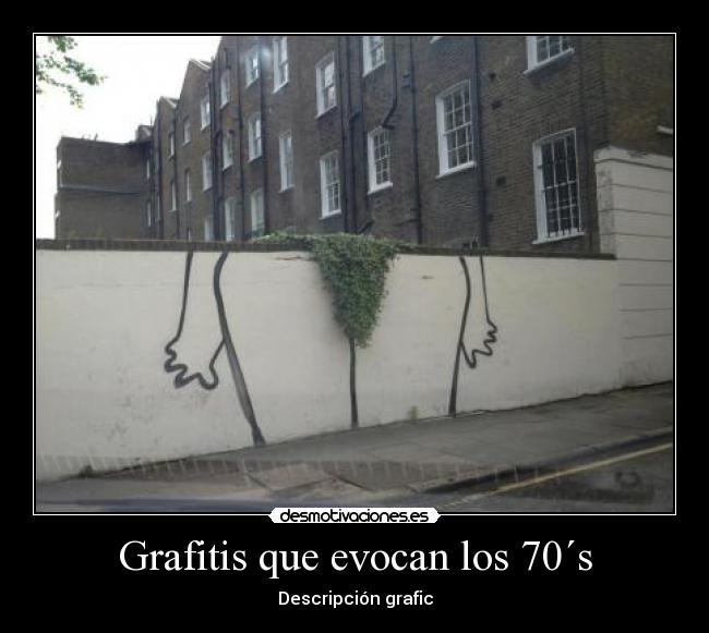 Grafitis que evocan los 70´s - Descripción grafic