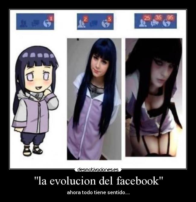 la evolucion del facebook - ahora todo tiene sentido....