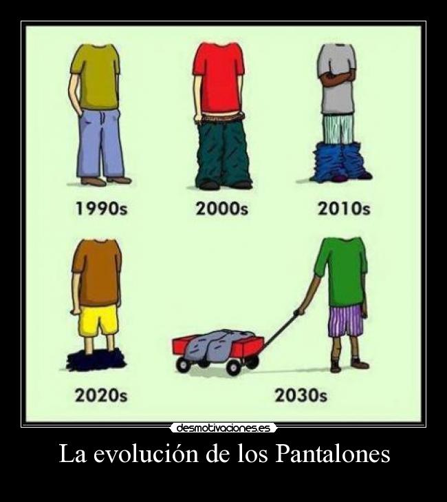 La evolución de los Pantalones - 