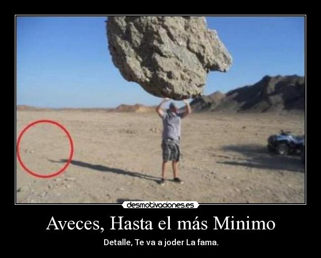 Aveces, Hasta el más Minimo -