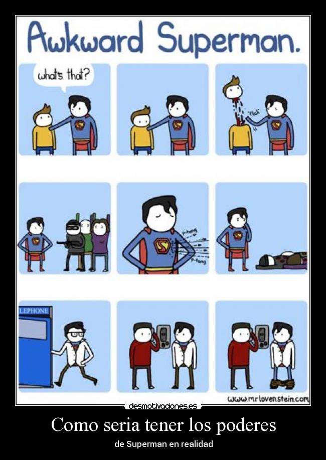 carteles superman poderes desmotivaciones