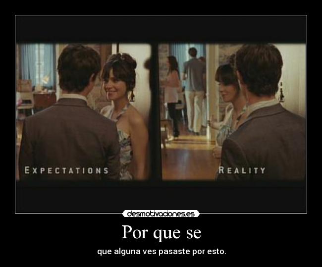 Por que se - que alguna ves pasaste por esto.