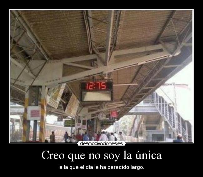 Creo que no soy la única -