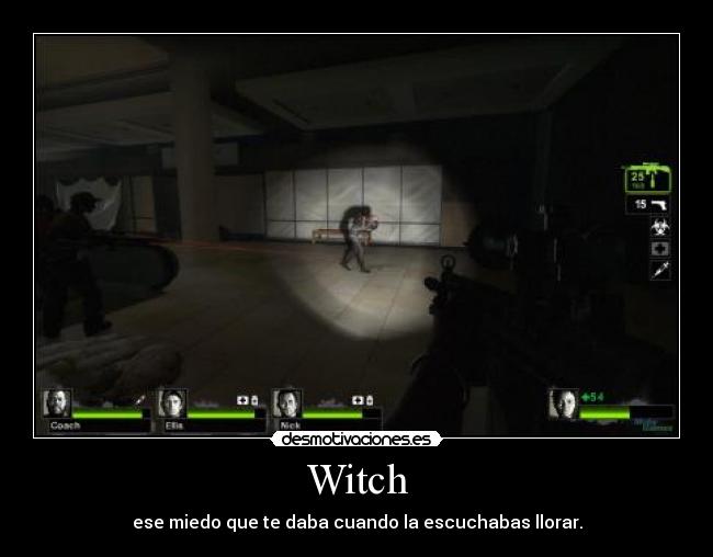 Witch - ese miedo que te daba cuando la escuchabas llorar.