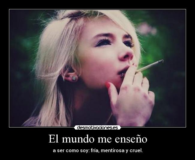 El mundo me enseño -