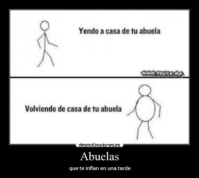 Abuelas - que te inflan en una tarde