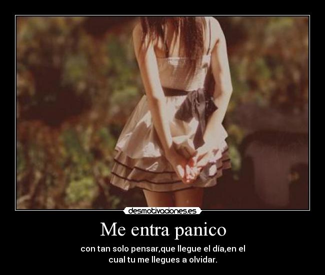 Me entra panico - 